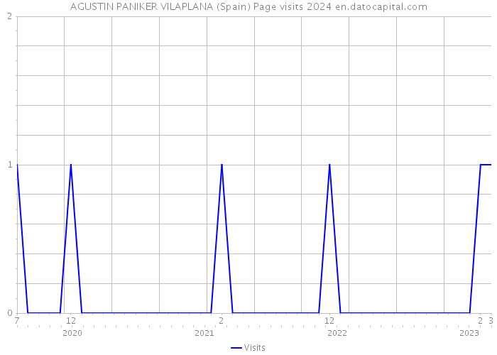 AGUSTIN PANIKER VILAPLANA (Spain) Page visits 2024 