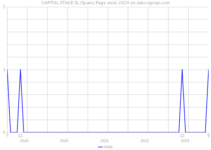 CAPITAL STAKE SL (Spain) Page visits 2024 