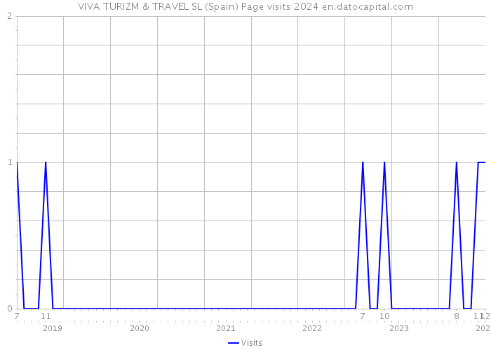 VIVA TURIZM & TRAVEL SL (Spain) Page visits 2024 