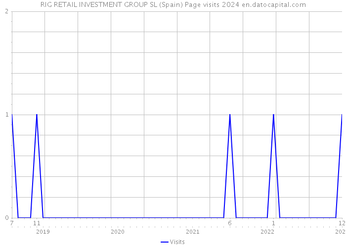RIG RETAIL INVESTMENT GROUP SL (Spain) Page visits 2024 