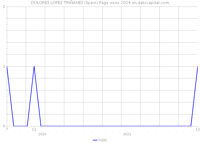 DOLORES LOPEZ TRIÑANES (Spain) Page visits 2024 