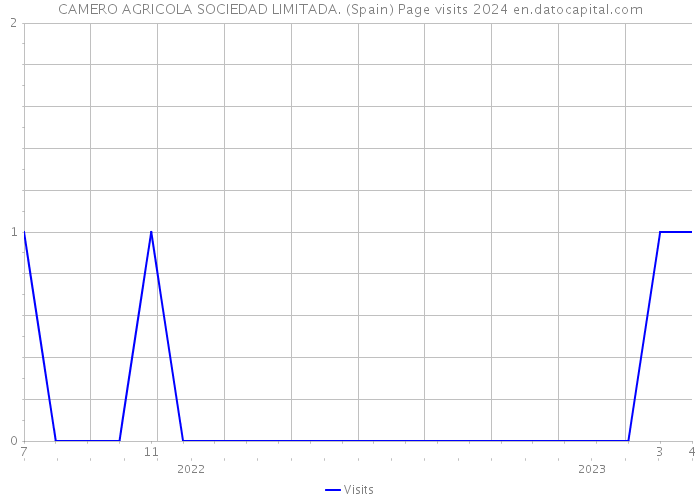 CAMERO AGRICOLA SOCIEDAD LIMITADA. (Spain) Page visits 2024 