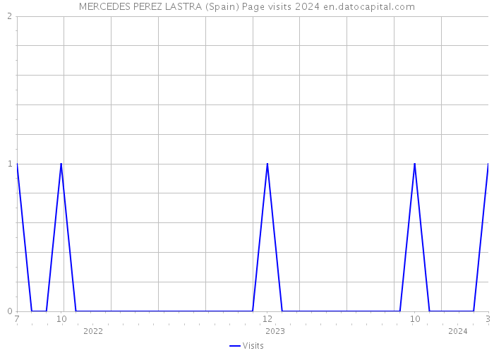 MERCEDES PEREZ LASTRA (Spain) Page visits 2024 