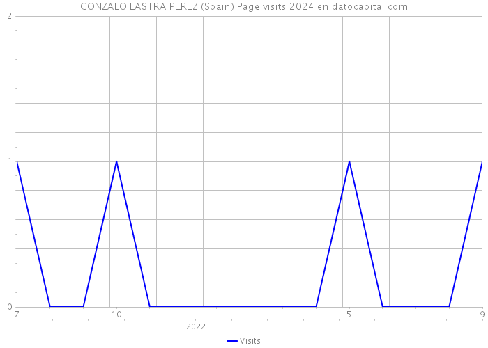 GONZALO LASTRA PEREZ (Spain) Page visits 2024 