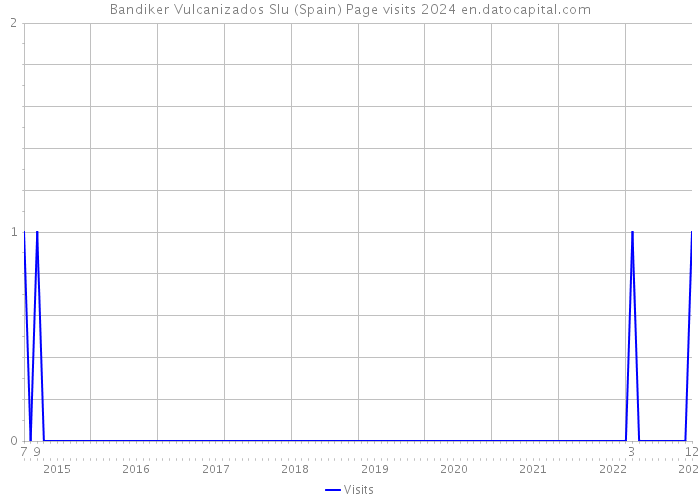 Bandiker Vulcanizados Slu (Spain) Page visits 2024 