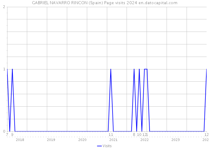 GABRIEL NAVARRO RINCON (Spain) Page visits 2024 