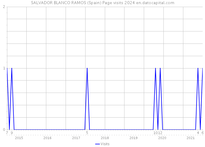 SALVADOR BLANCO RAMOS (Spain) Page visits 2024 