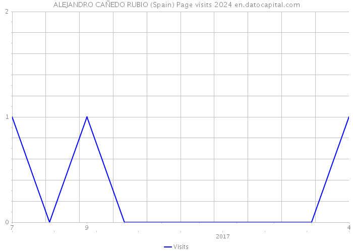 ALEJANDRO CAÑEDO RUBIO (Spain) Page visits 2024 