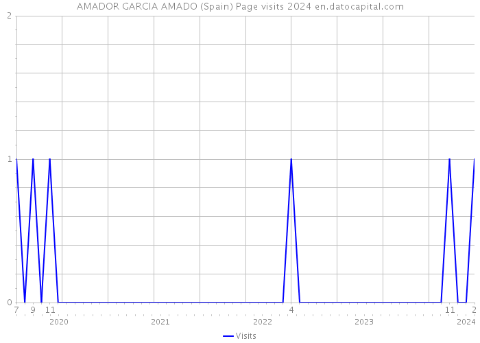 AMADOR GARCIA AMADO (Spain) Page visits 2024 