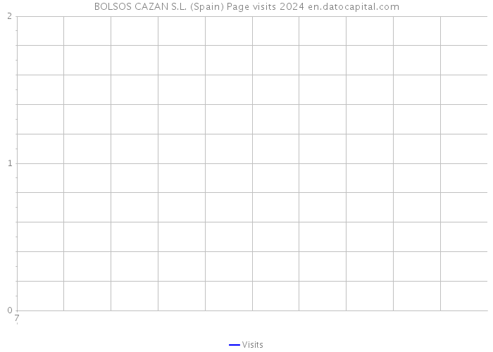 BOLSOS CAZAN S.L. (Spain) Page visits 2024 