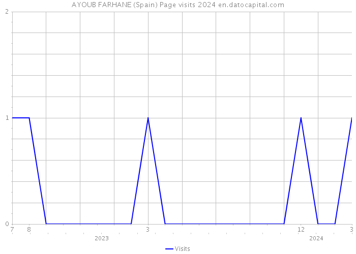AYOUB FARHANE (Spain) Page visits 2024 