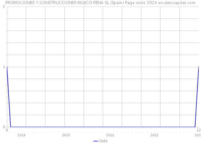 PROMOCIONES Y CONSTRUCCIONES MUJICO PENA SL (Spain) Page visits 2024 