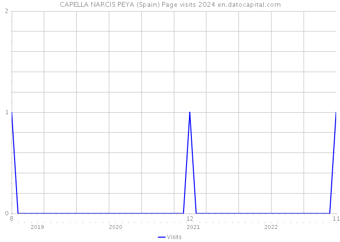 CAPELLA NARCIS PEYA (Spain) Page visits 2024 