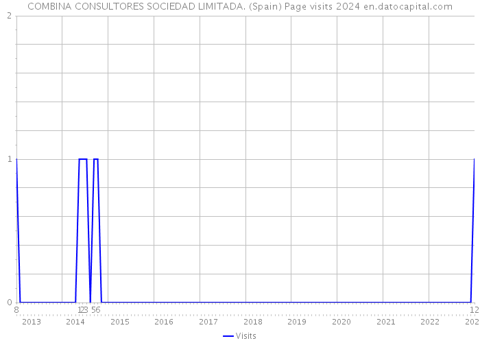 COMBINA CONSULTORES SOCIEDAD LIMITADA. (Spain) Page visits 2024 