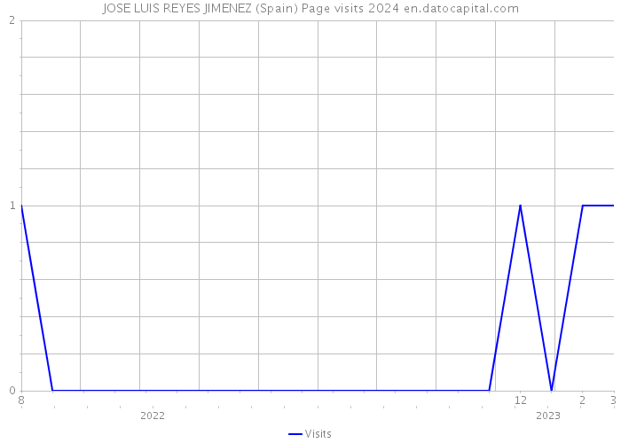 JOSE LUIS REYES JIMENEZ (Spain) Page visits 2024 