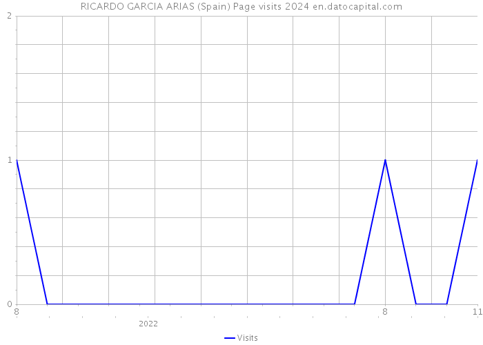 RICARDO GARCIA ARIAS (Spain) Page visits 2024 