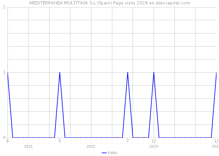 MEDITERRANEA MULTITASK S.L (Spain) Page visits 2024 