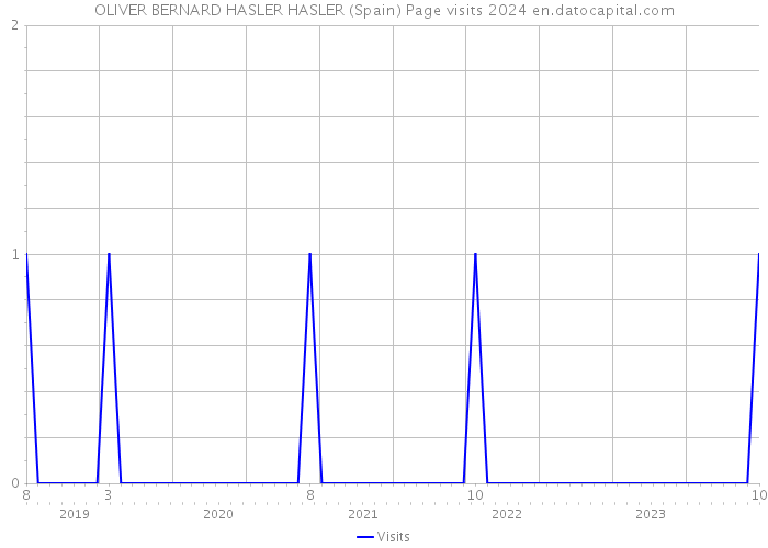 OLIVER BERNARD HASLER HASLER (Spain) Page visits 2024 