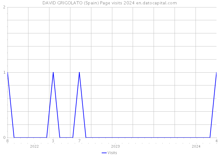 DAVID GRIGOLATO (Spain) Page visits 2024 