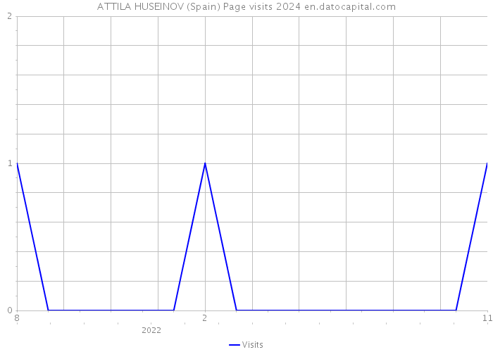 ATTILA HUSEINOV (Spain) Page visits 2024 