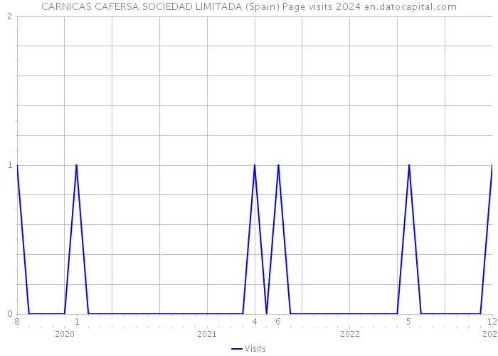 CARNICAS CAFERSA SOCIEDAD LIMITADA (Spain) Page visits 2024 