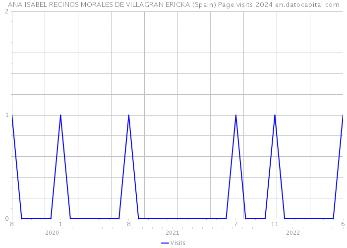ANA ISABEL RECINOS MORALES DE VILLAGRAN ERICKA (Spain) Page visits 2024 