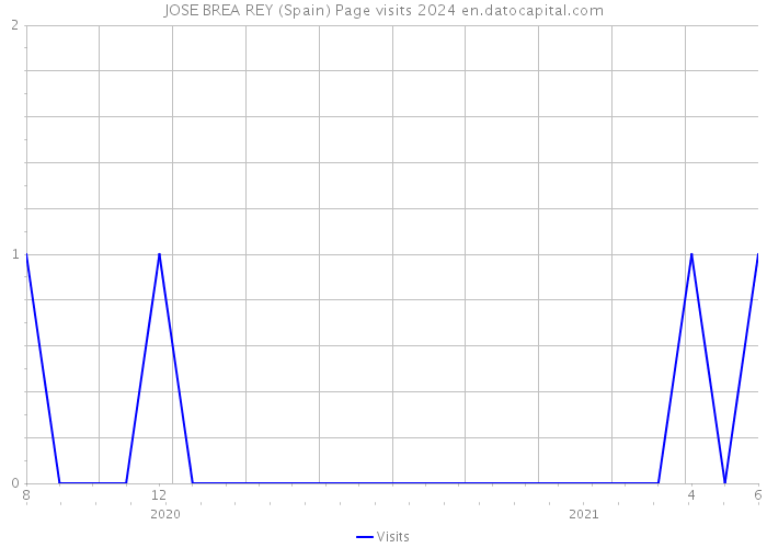 JOSE BREA REY (Spain) Page visits 2024 