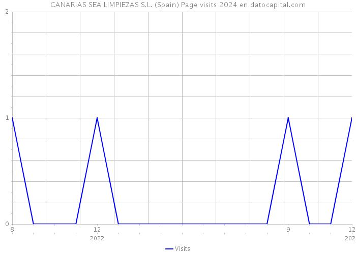 CANARIAS SEA LIMPIEZAS S.L. (Spain) Page visits 2024 