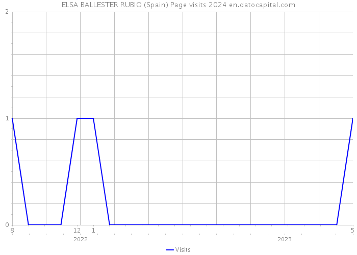 ELSA BALLESTER RUBIO (Spain) Page visits 2024 