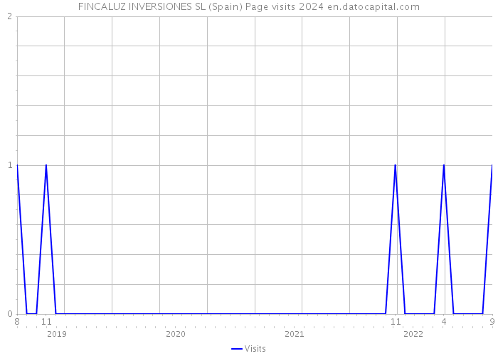 FINCALUZ INVERSIONES SL (Spain) Page visits 2024 