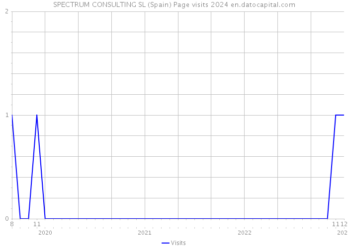 SPECTRUM CONSULTING SL (Spain) Page visits 2024 