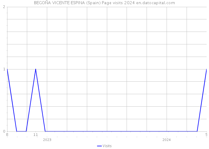 BEGOÑA VICENTE ESPINA (Spain) Page visits 2024 