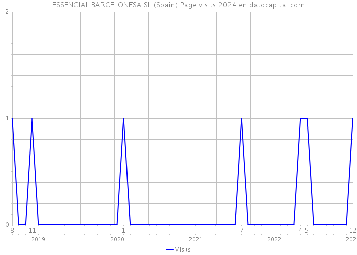 ESSENCIAL BARCELONESA SL (Spain) Page visits 2024 