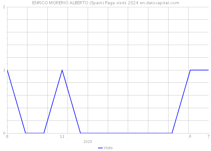 ENRICO MORERIO ALBERTO (Spain) Page visits 2024 