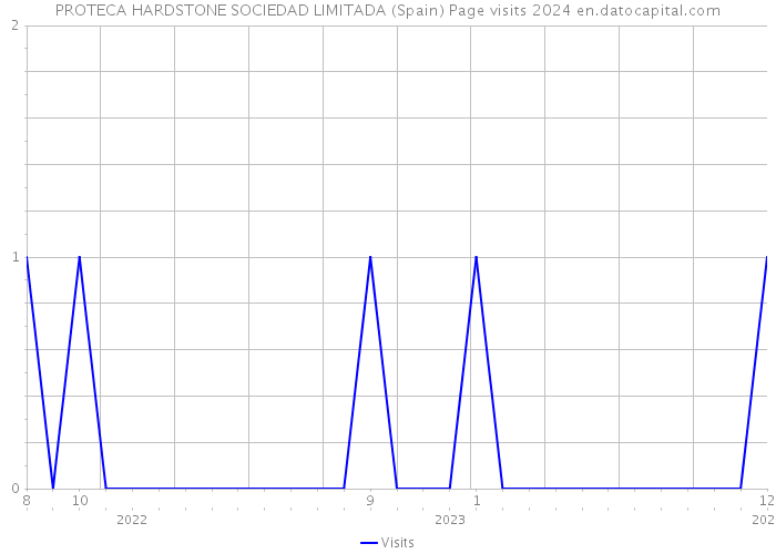 PROTECA HARDSTONE SOCIEDAD LIMITADA (Spain) Page visits 2024 