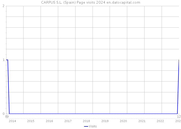 CARPUS S.L. (Spain) Page visits 2024 