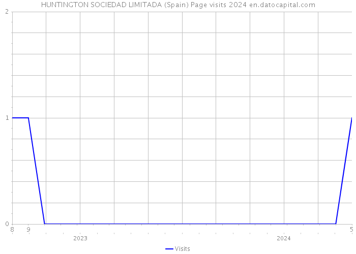 HUNTINGTON SOCIEDAD LIMITADA (Spain) Page visits 2024 