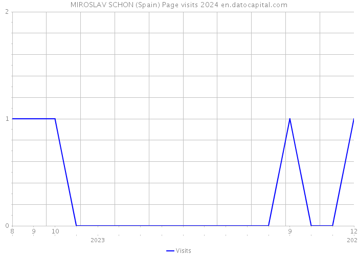 MIROSLAV SCHON (Spain) Page visits 2024 