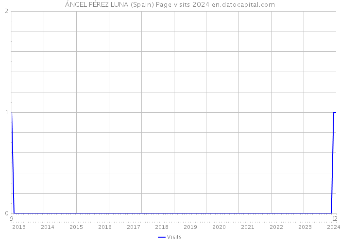 ÁNGEL PÉREZ LUNA (Spain) Page visits 2024 