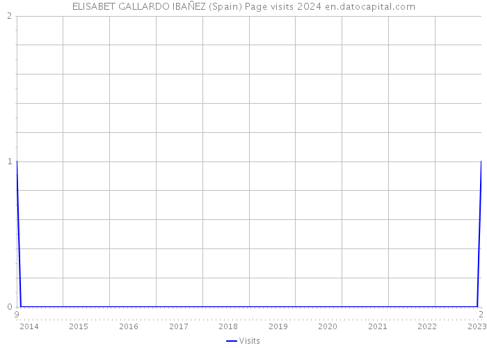 ELISABET GALLARDO IBAÑEZ (Spain) Page visits 2024 