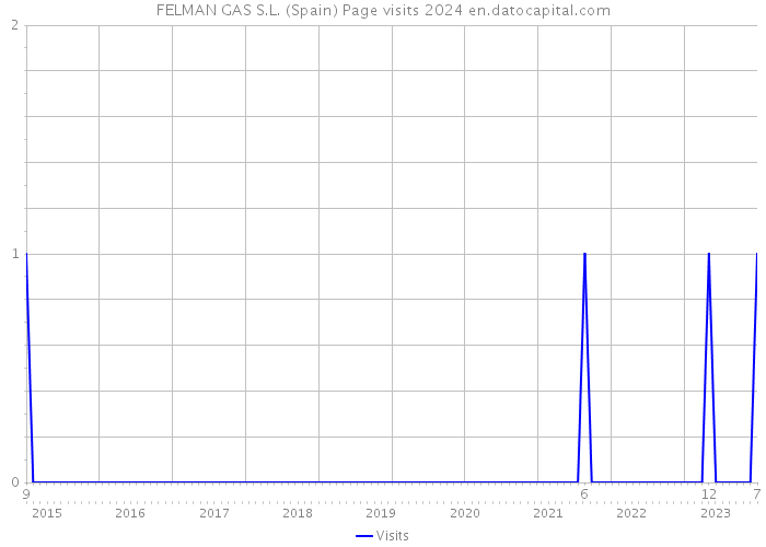 FELMAN GAS S.L. (Spain) Page visits 2024 