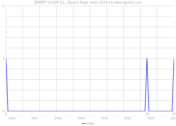 ESPERT AGUIR S.L. (Spain) Page visits 2024 