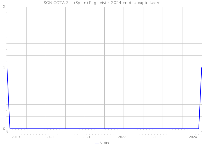 SON COTA S.L. (Spain) Page visits 2024 