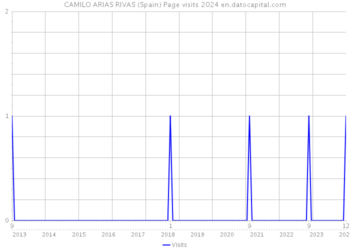 CAMILO ARIAS RIVAS (Spain) Page visits 2024 