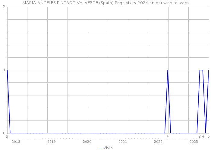 MARIA ANGELES PINTADO VALVERDE (Spain) Page visits 2024 
