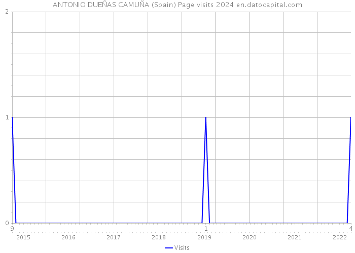 ANTONIO DUEÑAS CAMUÑA (Spain) Page visits 2024 