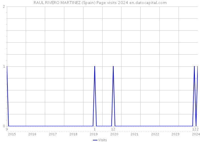 RAUL RIVERO MARTINEZ (Spain) Page visits 2024 