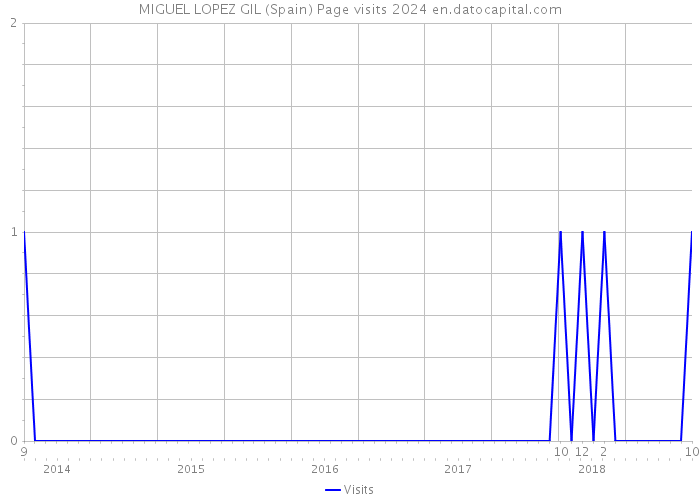 MIGUEL LOPEZ GIL (Spain) Page visits 2024 