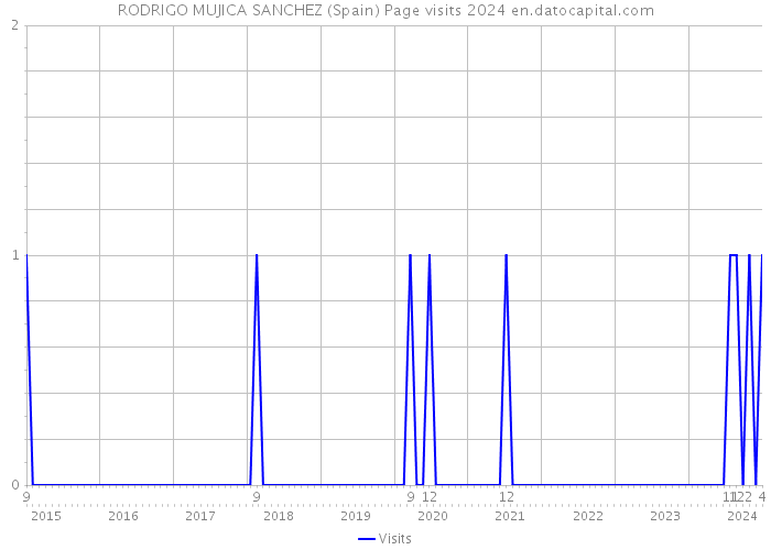 RODRIGO MUJICA SANCHEZ (Spain) Page visits 2024 