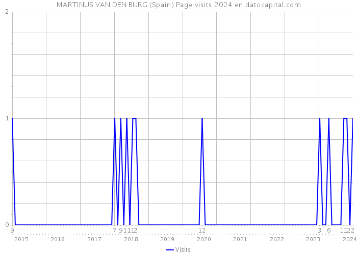 MARTINUS VAN DEN BURG (Spain) Page visits 2024 